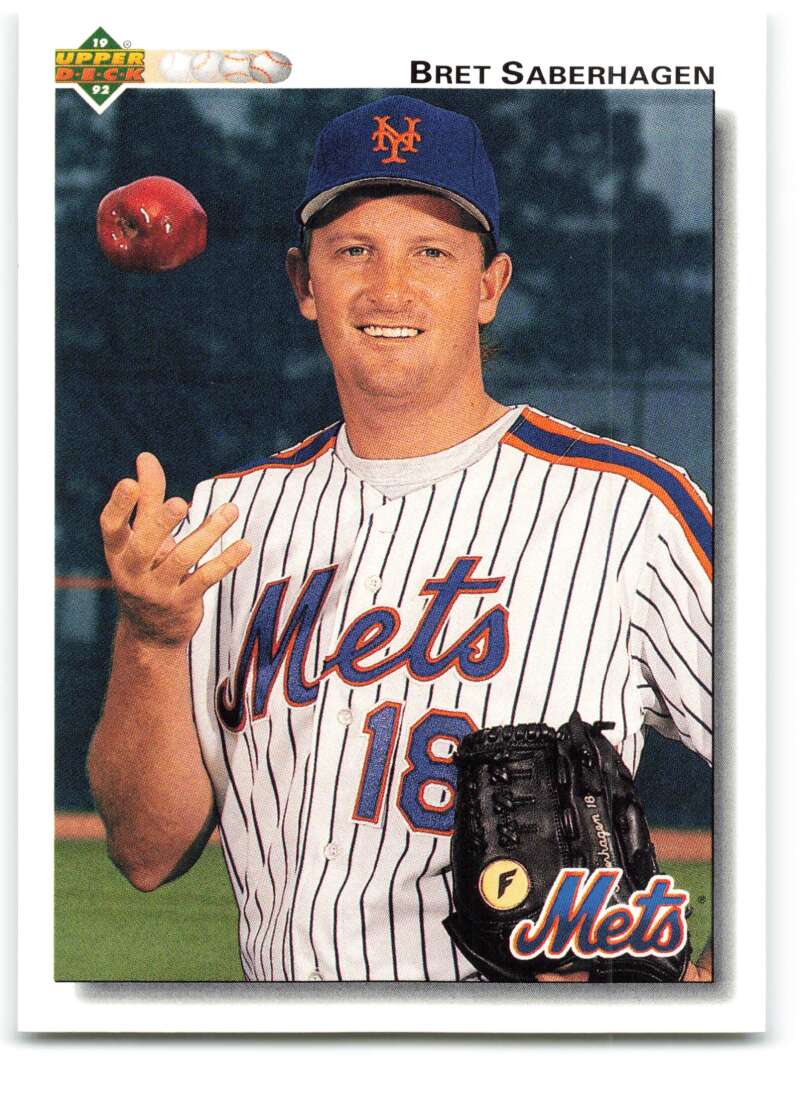 1992 Upper Deck #751 Bret Saberhagen  New York Mets  Image 1