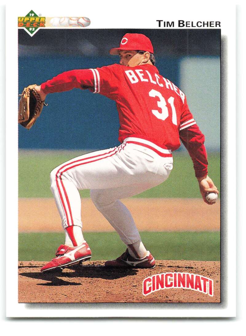 1992 Upper Deck #761 Tim Belcher  Cincinnati Reds  Image 1