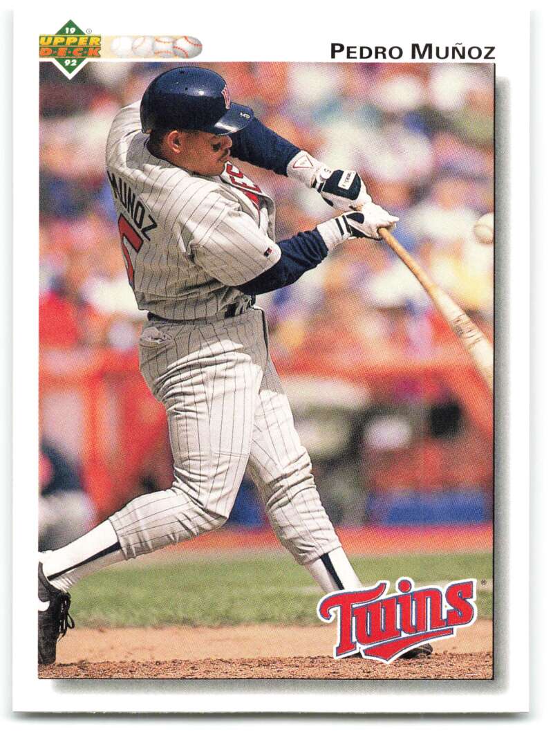 1992 Upper Deck #764 Pedro Munoz  Minnesota Twins  Image 1