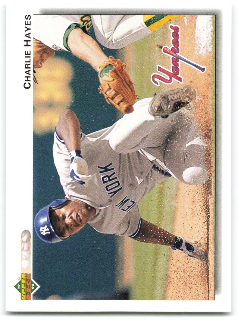 1992 Upper Deck #768 Charlie Hayes  New York Yankees  Image 1