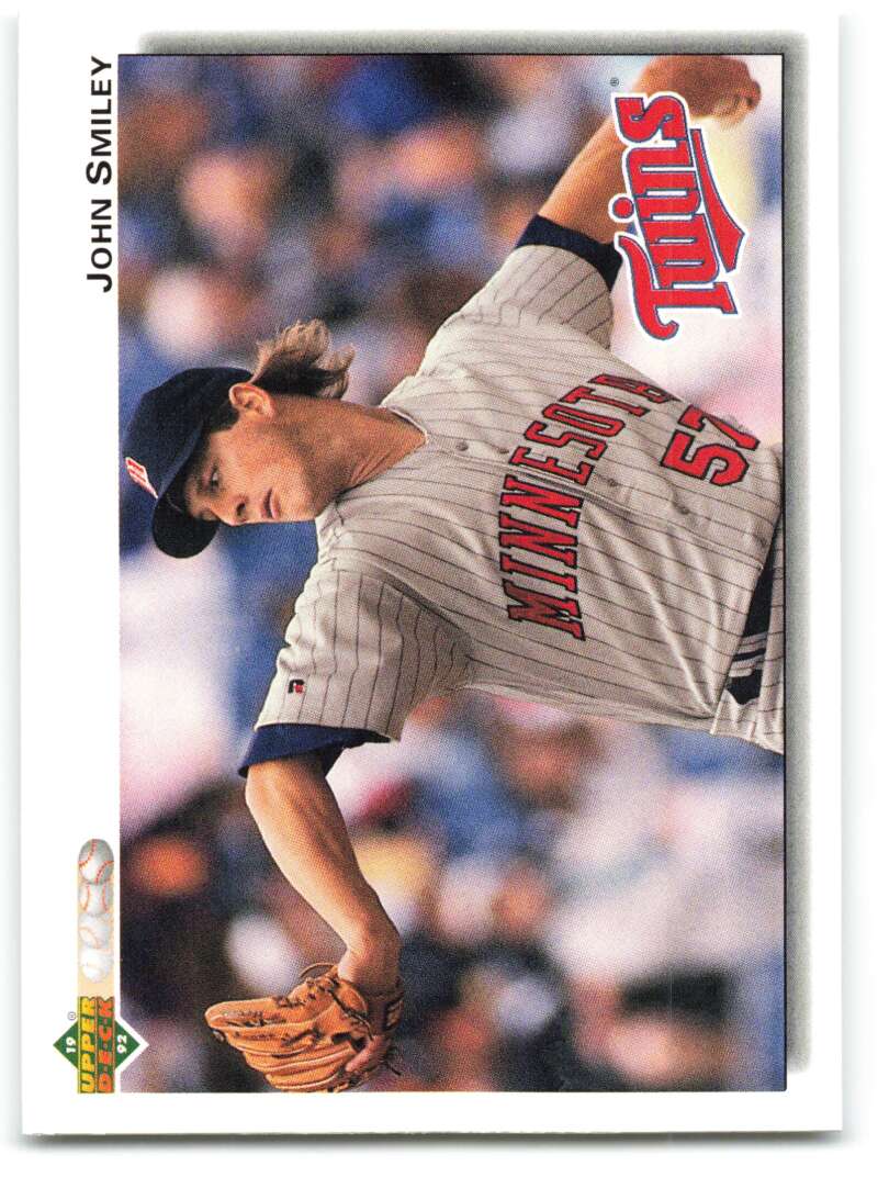 1992 Upper Deck #785 John Smiley  Minnesota Twins  Image 1