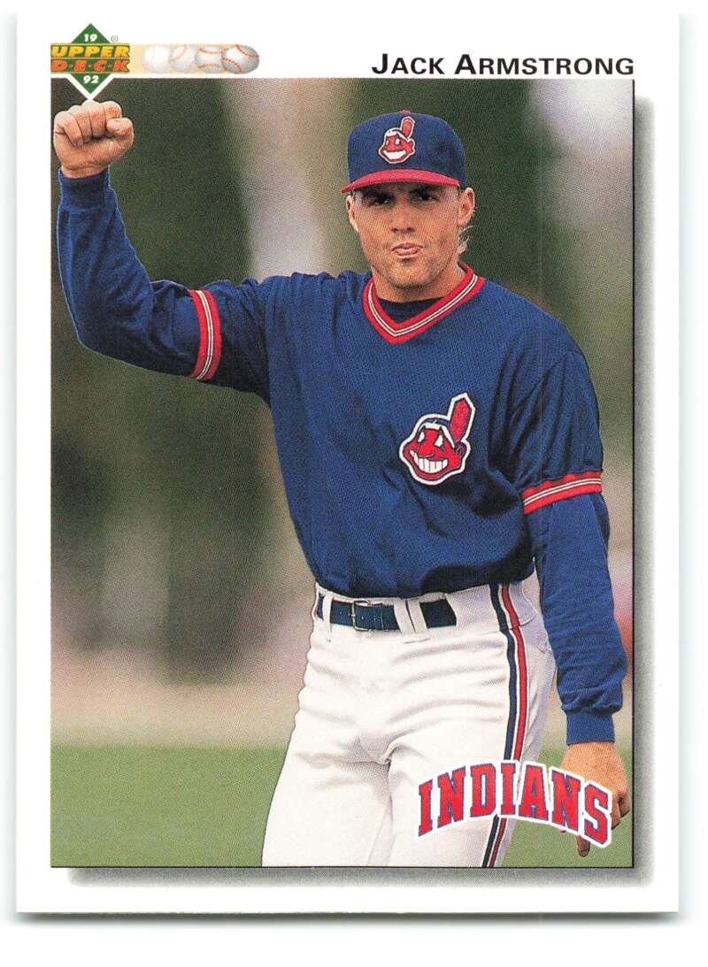 1992 Upper Deck #789 Jack Armstrong  Cleveland Indians  Image 1