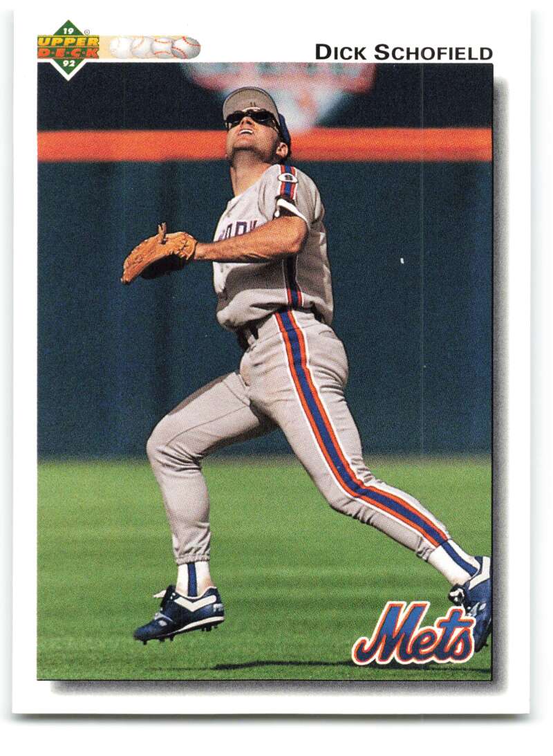1992 Upper Deck #791 Dick Schofield  New York Mets  Image 1