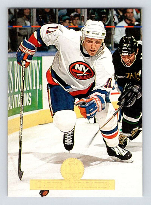 1994-95 Leaf #27 Darius Kasparaitis  New York Islanders  Image 1