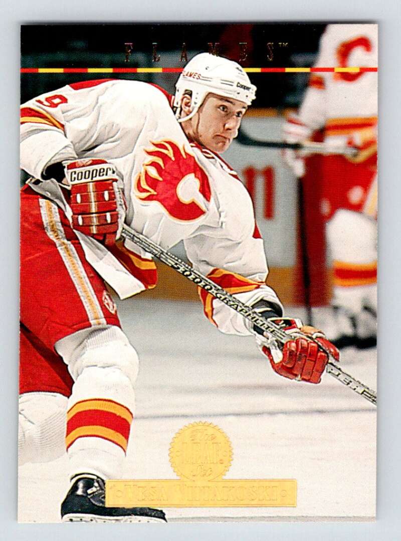 1994-95 Leaf #34 Vesa Viitakoski  Calgary Flames  Image 1