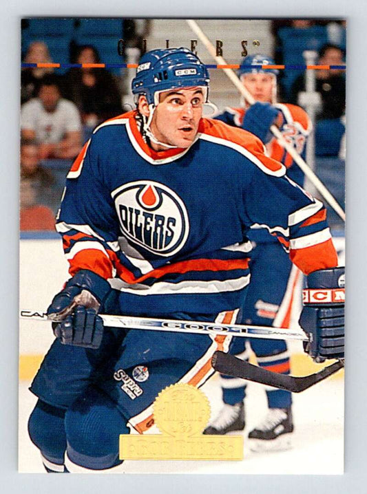 1994-95 Leaf #43 Bob Beers  Edmonton Oilers  Image 1