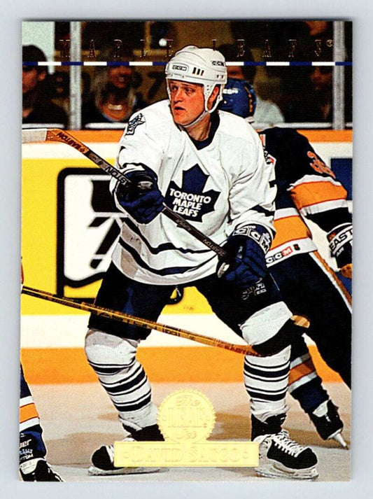 1994-95 Leaf #58 David Sacco  Toronto Maple Leafs  Image 1