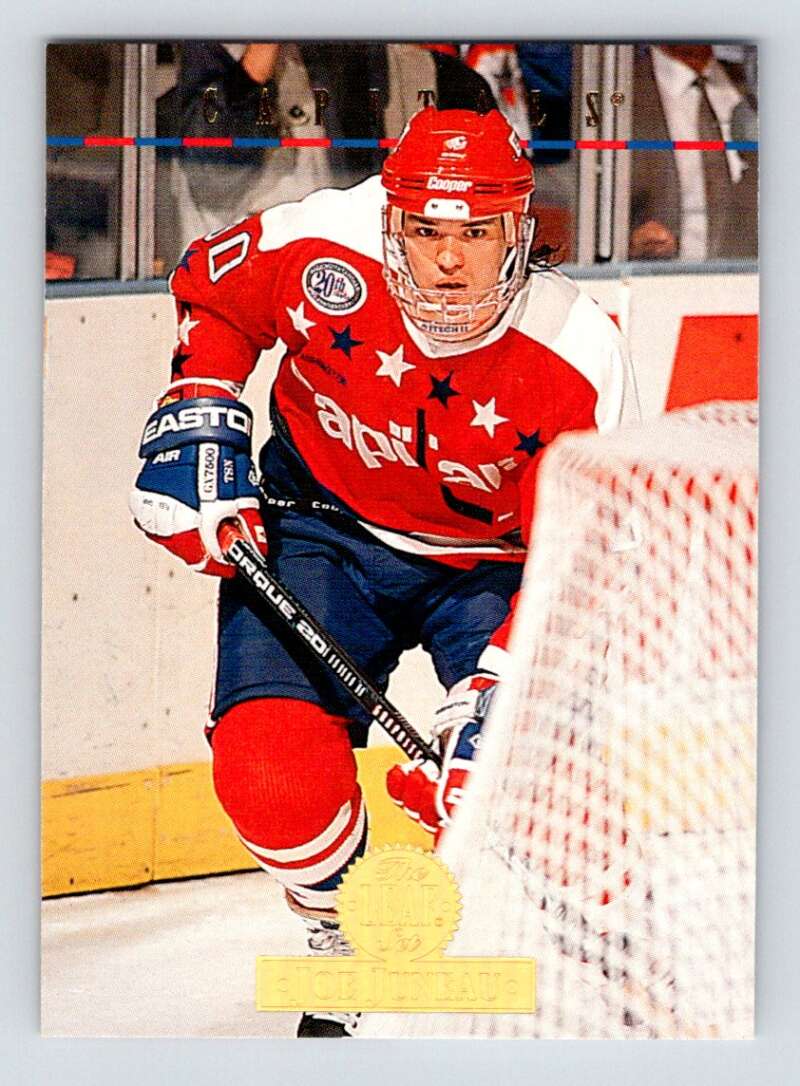 1994-95 Leaf #62 Joe Juneau  Washington Capitals  Image 1