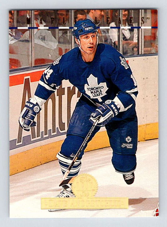 1994-95 Leaf #72 Dave Andreychuk  Toronto Maple Leafs  Image 1