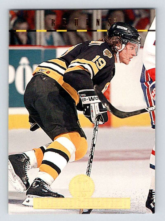 1994-95 Leaf #82 Mariusz Czerkawski  RC Rookie Boston Bruins  Image 1