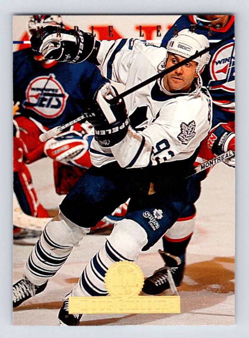 1994-95 Leaf #99 Doug Gilmour  Toronto Maple Leafs  Image 1