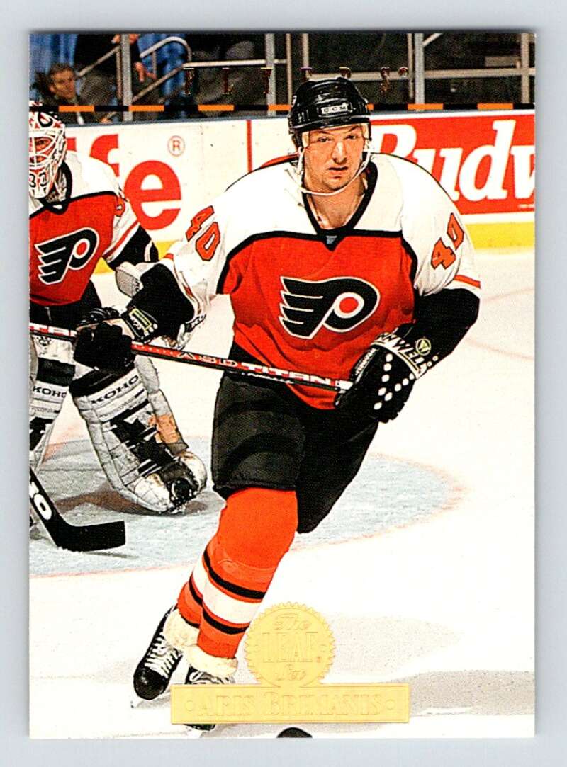 1994-95 Leaf #123 Aris Brimanis  RC Rookie Philadelphia Flyers  Image 1