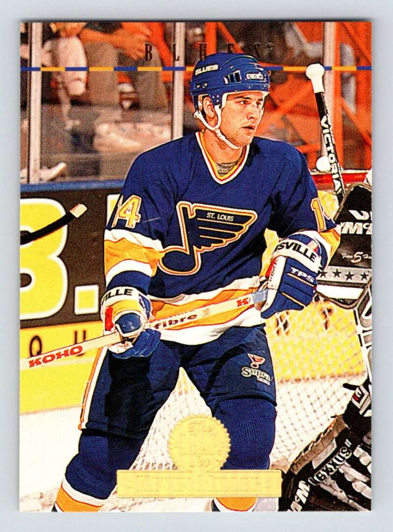 1994-95 Leaf #129 Kevin Miller  St. Louis Blues  Image 1