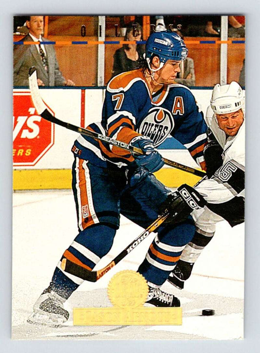 1994-95 Leaf #133 Jason Arnott  Edmonton Oilers  Image 1