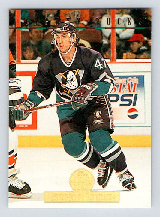 1994-95 Leaf #162 Stephan Lebeau  Anaheim Ducks  Image 1