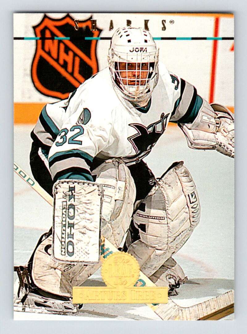 1994-95 Leaf #175 Arturs Irbe  San Jose Sharks  Image 1