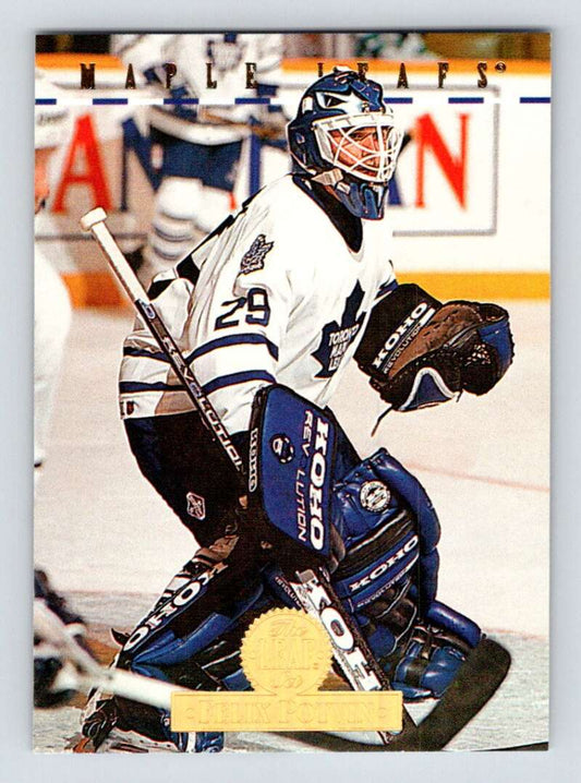 1994-95 Leaf #186 Felix Potvin  Toronto Maple Leafs  Image 1