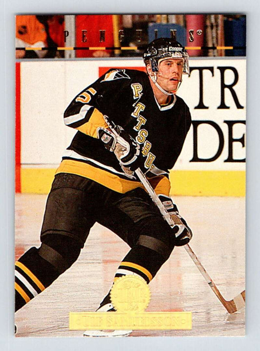 1994-95 Leaf #205 Ulf Samuelsson  Pittsburgh Penguins  Image 1