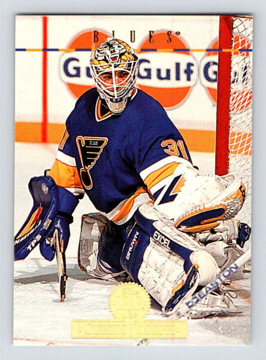 1994-95 Leaf #208 Curtis Joseph  St. Louis Blues  Image 1