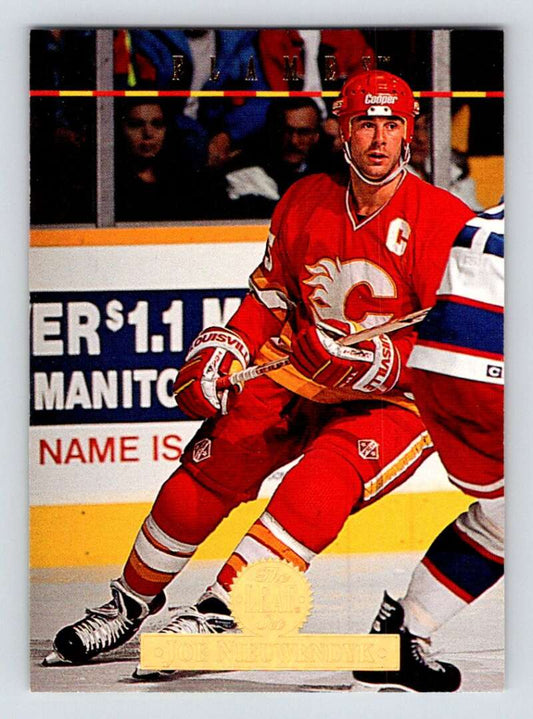 1994-95 Leaf #228 Joe Nieuwendyk  Calgary Flames  Image 1