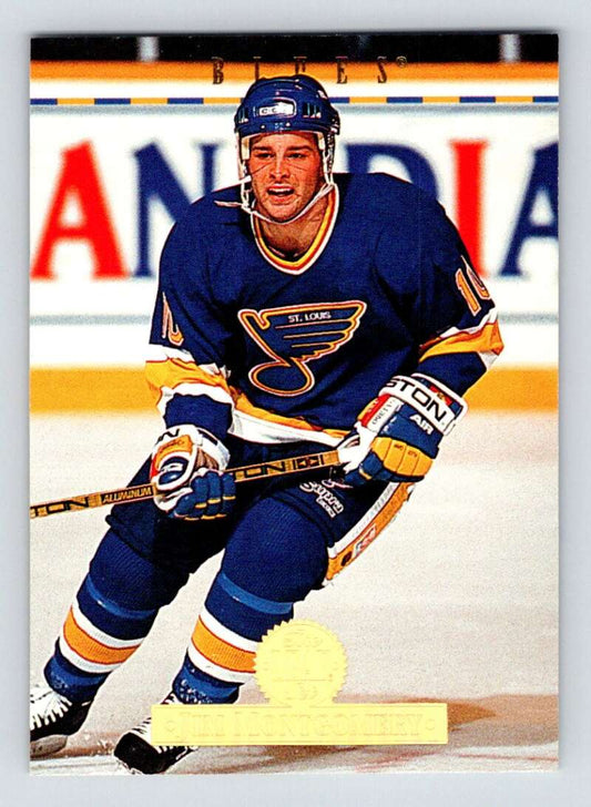 1994-95 Leaf #258 Jim Montgomery  St. Louis Blues  Image 1