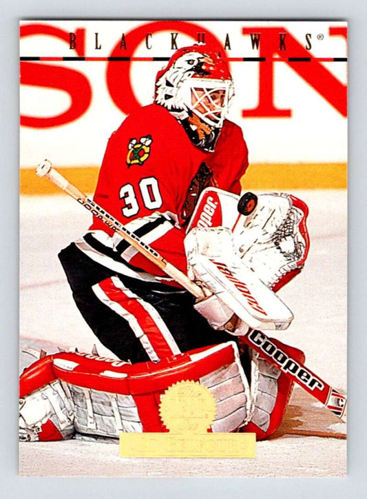 1994-95 Leaf #296 Ed Belfour  Chicago Blackhawks  Image 1