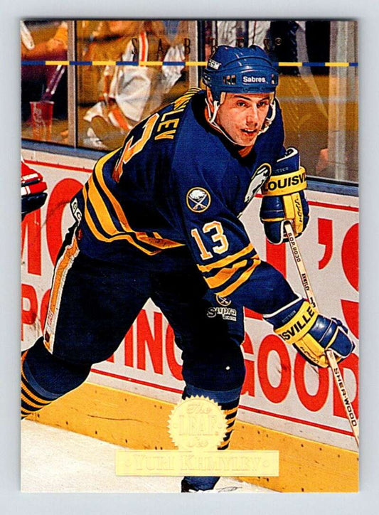 1994-95 Leaf #297 Yuri Khmylev  Buffalo Sabres  Image 1