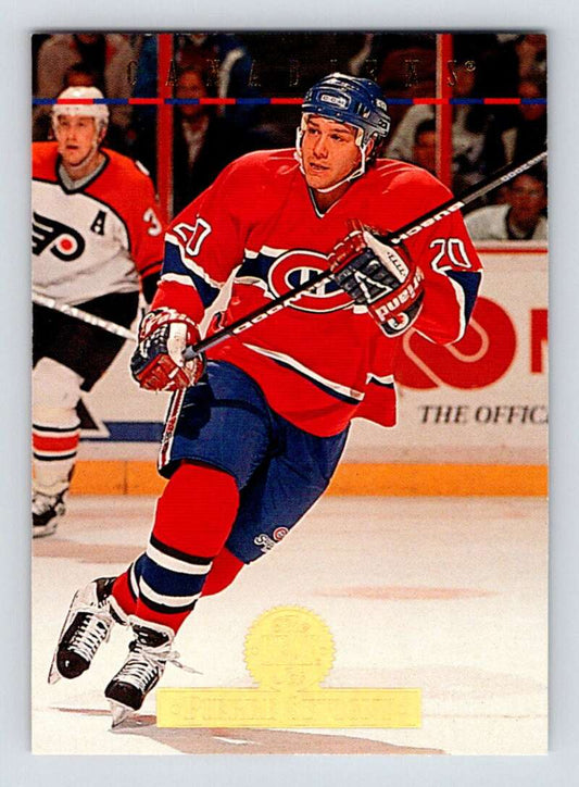1994-95 Leaf #309 Pierre Sevigny  Montreal Canadiens  Image 1