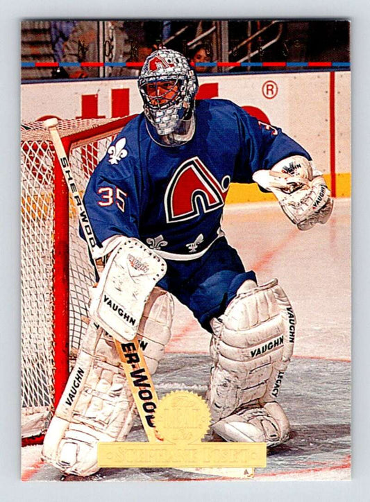 1994-95 Leaf #329 Stephane Fiset  Quebec Nordiques  Image 1