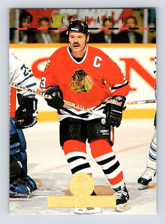 1994-95 Leaf #335 Dirk Graham  Chicago Blackhawks  Image 1