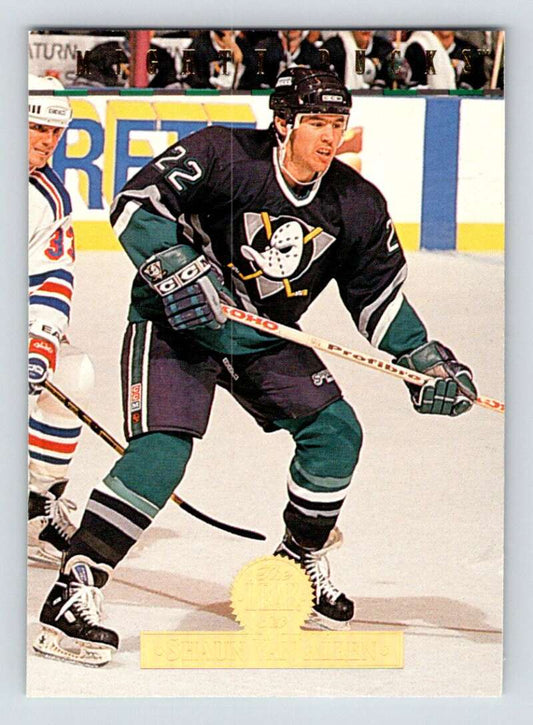 1994-95 Leaf #338 Shaun Van Allen  Anaheim Ducks  Image 1