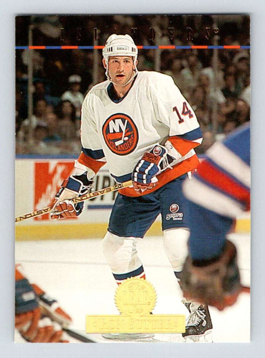 1994-95 Leaf #351 Ron Sutter  New York Islanders  Image 1