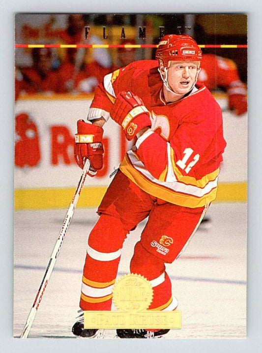1994-95 Leaf #352 Paul Kruse  RC Rookie Calgary Flames  Image 1