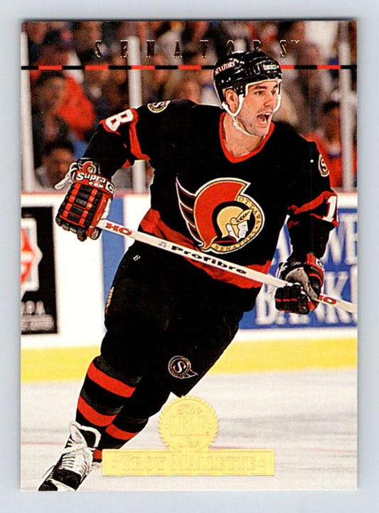 1994-95 Leaf #358 Troy Mallette  Ottawa Senators  Image 1