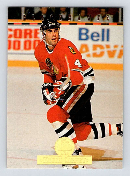 1994-95 Leaf #359 Keith Carney  Chicago Blackhawks  Image 1