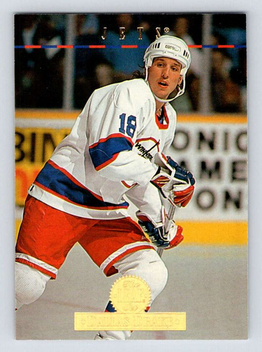 1994-95 Leaf #380 Dallas Drake  Winnipeg Jets  Image 1