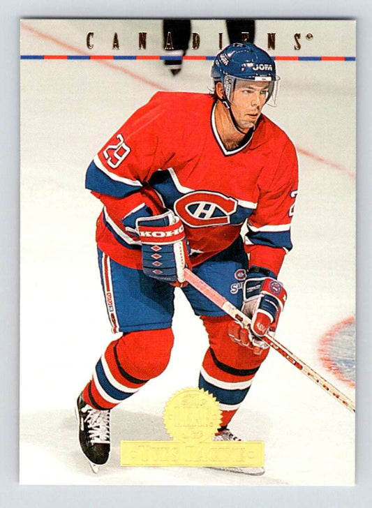 1994-95 Leaf #388 Yves Racine  Montreal Canadiens  Image 1