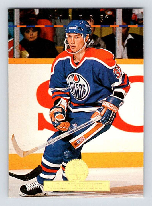 1994-95 Leaf #389 Adam Bennett  Edmonton Oilers  Image 1