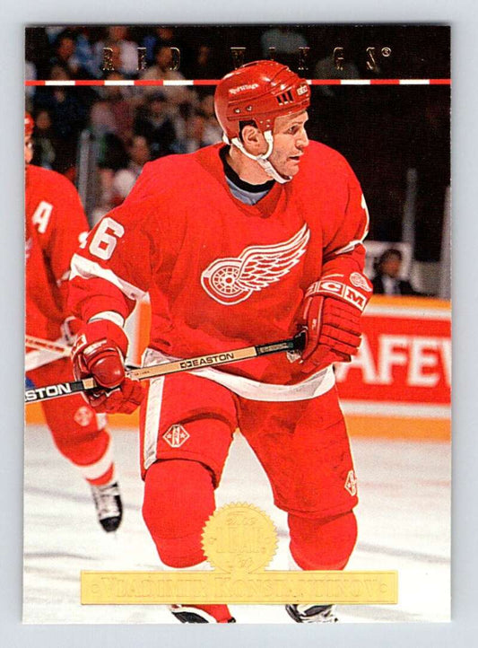 1994-95 Leaf #391 Vladimir Konstantinov  Detroit Red Wings  Image 1