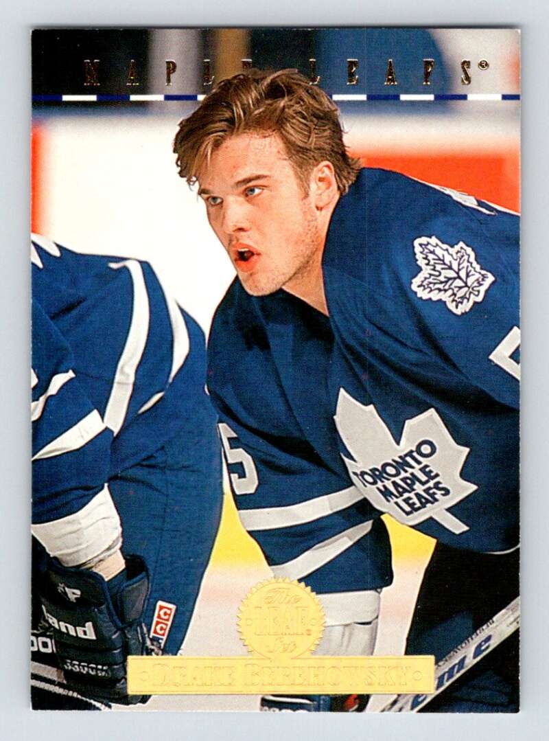 1994-95 Leaf #410 Drake Berehowsky  Toronto Maple Leafs  Image 1