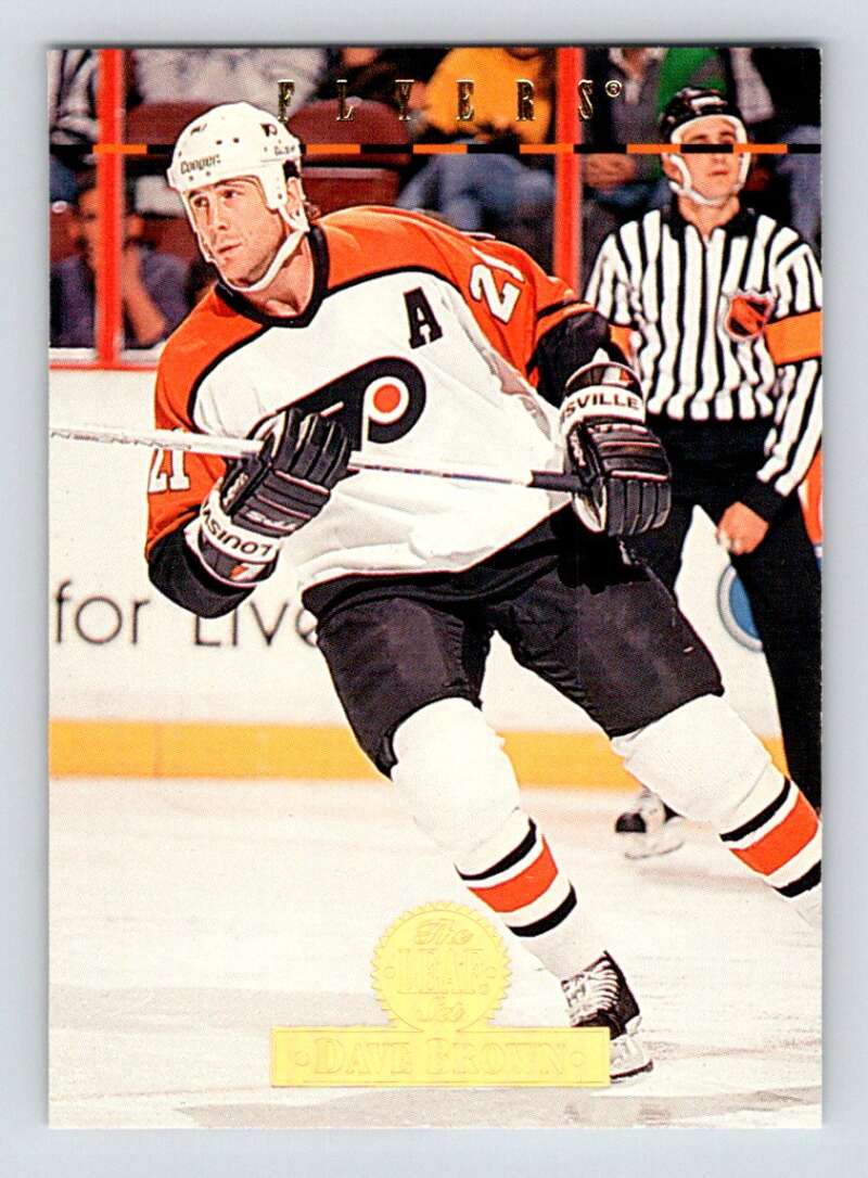 1994-95 Leaf #428 Dave Brown  Philadelphia Flyers  Image 1