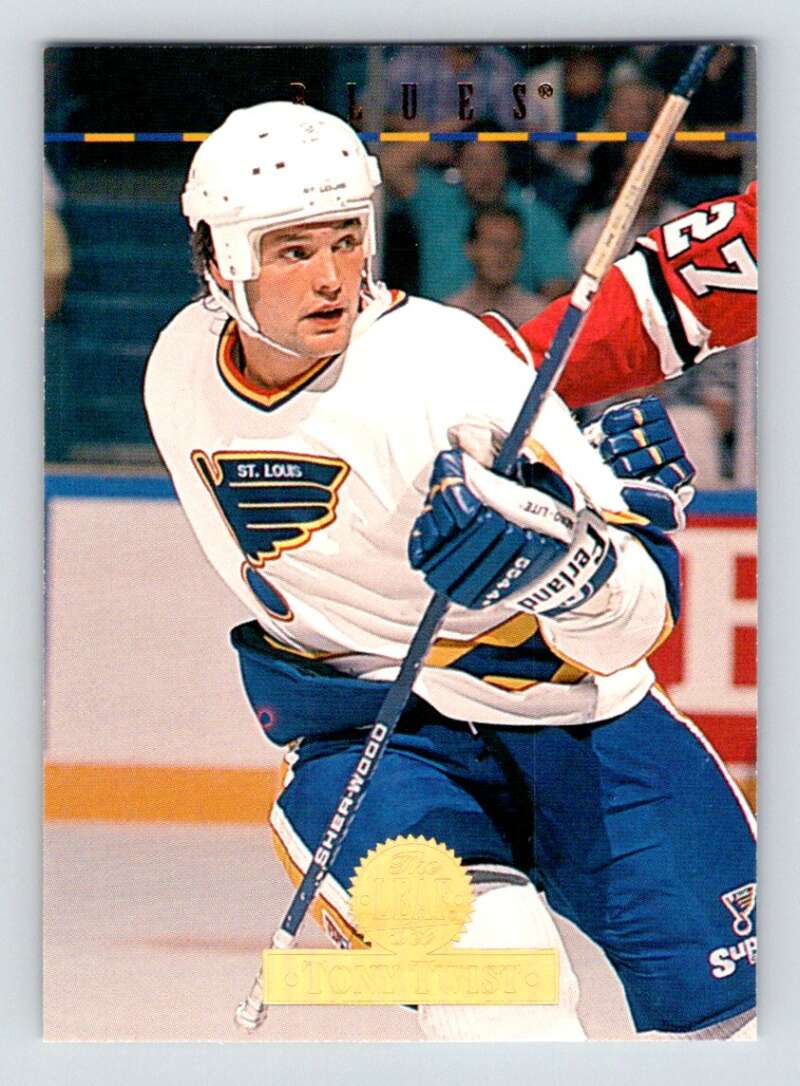 1994-95 Leaf #454 Tony Twist  St. Louis Blues  Image 1