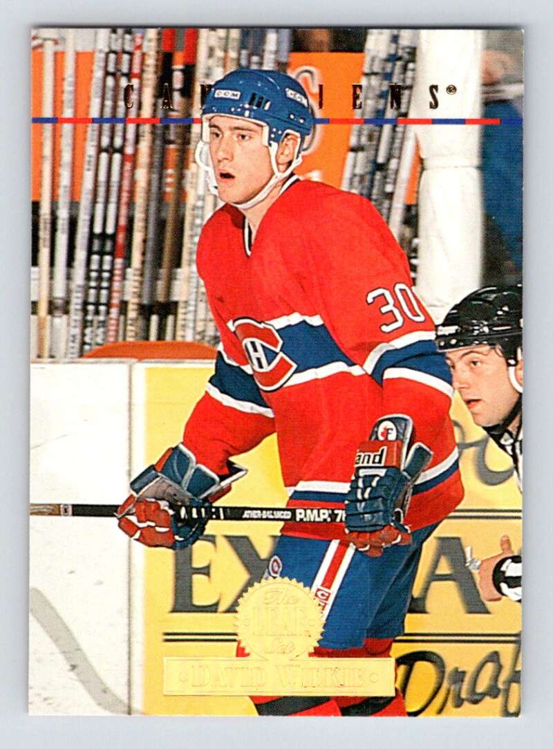 1994-95 Leaf #458 David Wilkie  Montreal Canadiens  Image 1