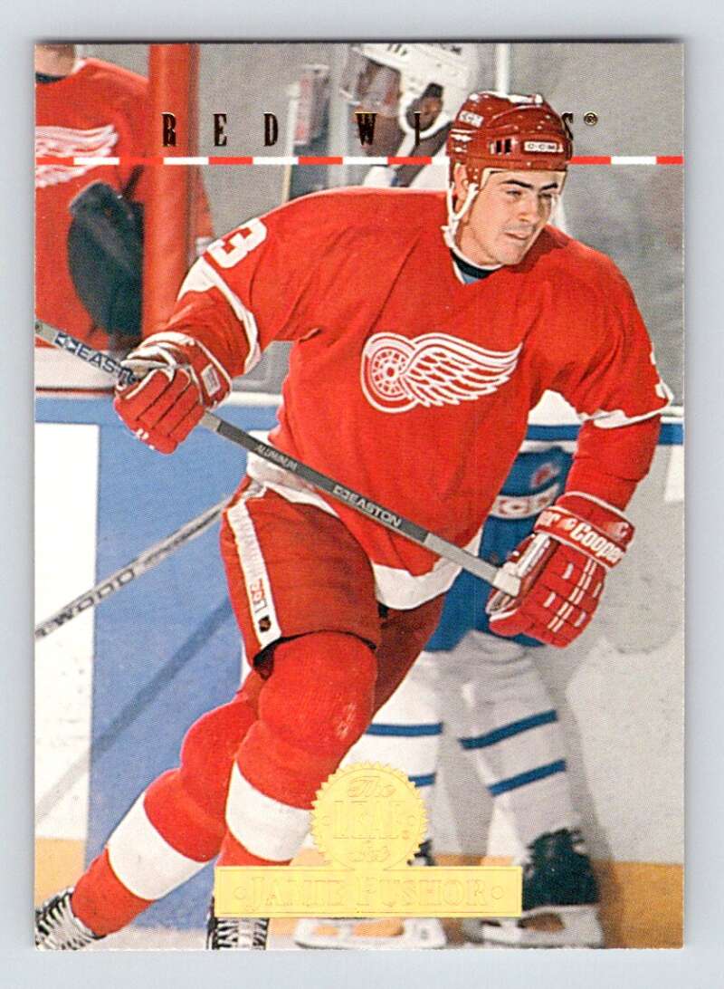 1994-95 Leaf #459 Jamie Pushor  Detroit Red Wings  Image 1