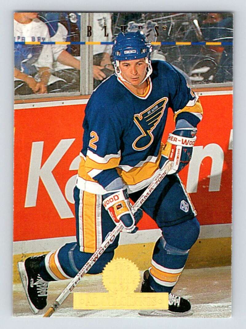 1994-95 Leaf #461 Al MacInnis  St. Louis Blues  Image 1