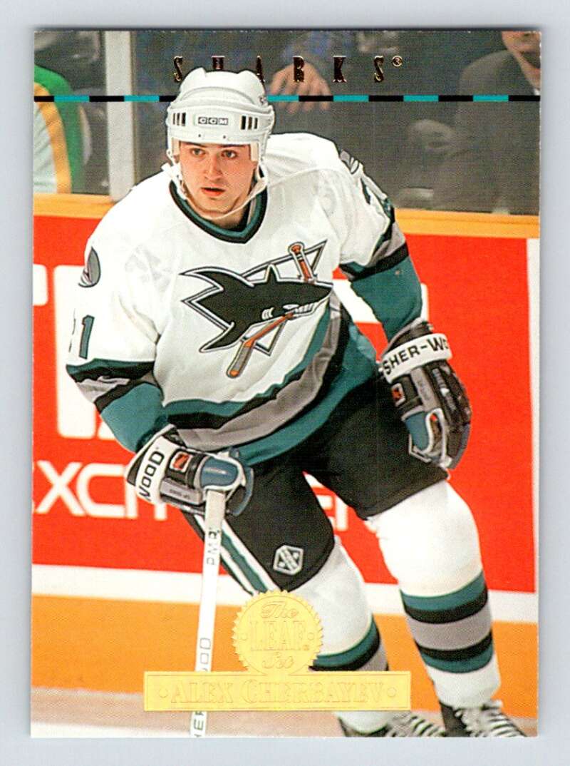 1994-95 Leaf #465 Alex Cherbayev  San Jose Sharks  Image 1