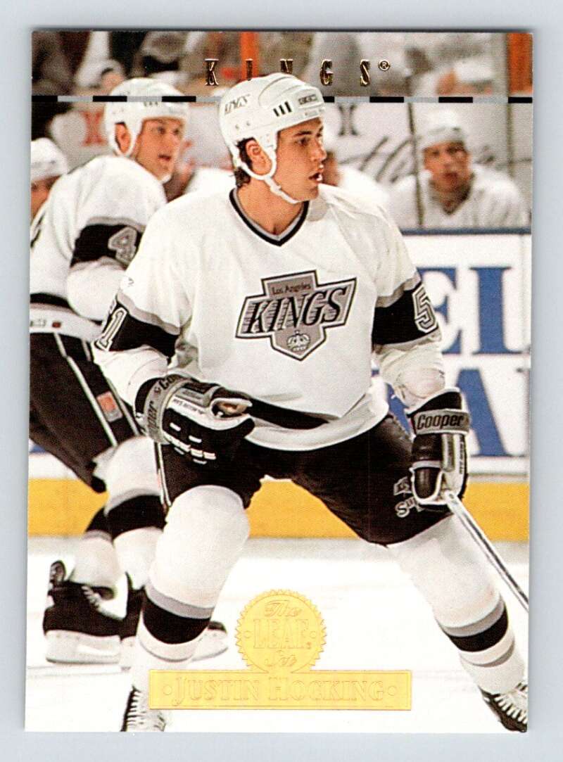 1994-95 Leaf #479 Justin Hocking  RC Rookie Los Angeles Kings  Image 1