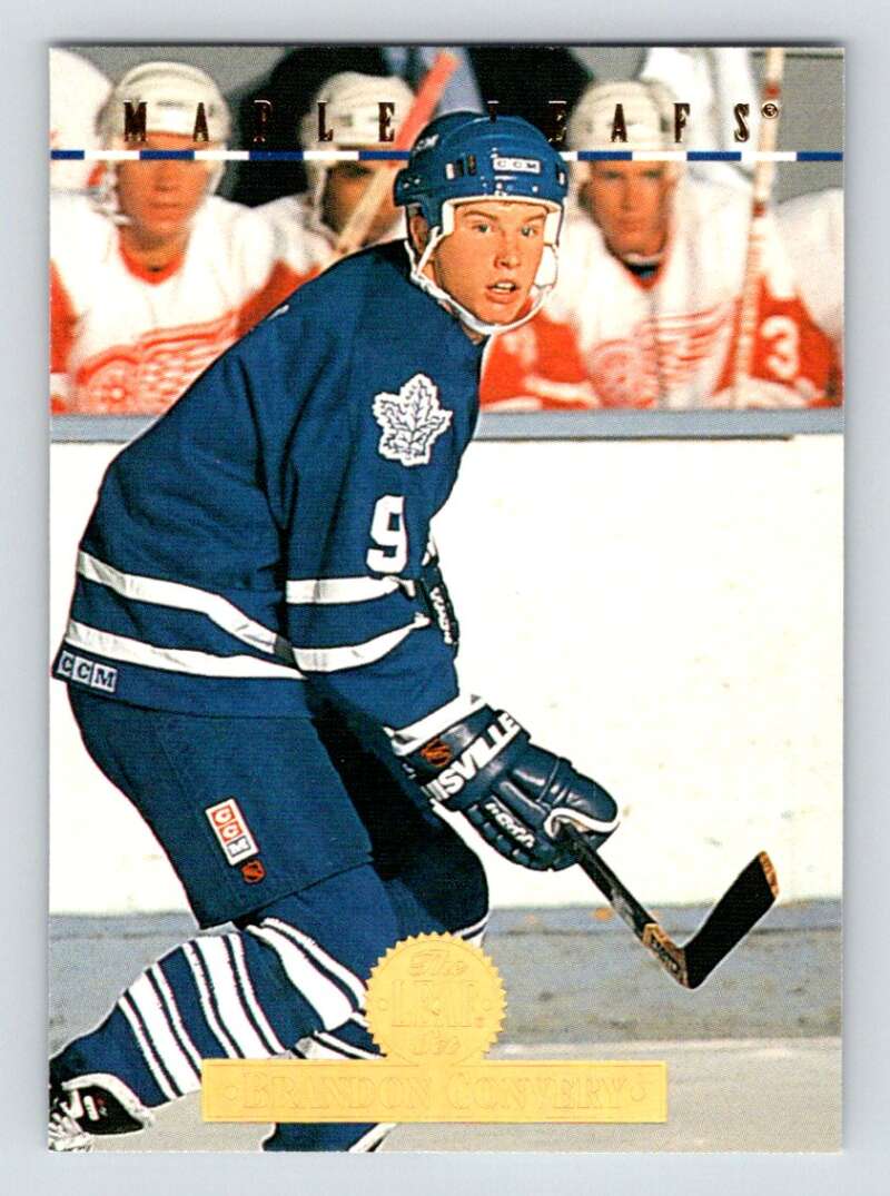 1994-95 Leaf #483 Brandon Convery  Toronto Maple Leafs  Image 1