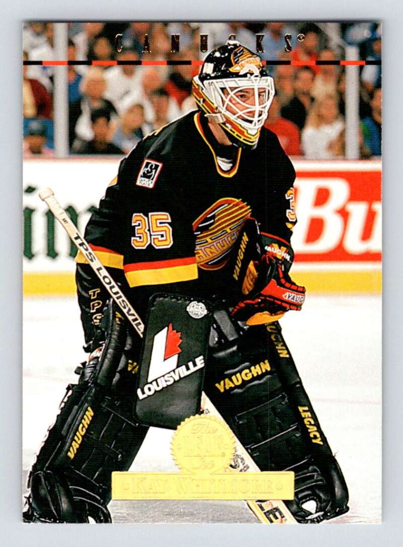 1994-95 Leaf #524 Kay Whitmore  Vancouver Canucks  Image 1