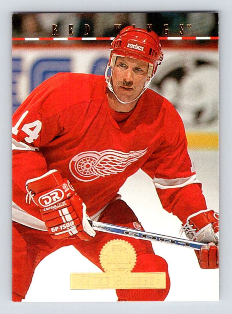 1994-95 Leaf #536 Mike Ramsey  Detroit Red Wings  Image 1